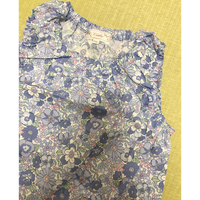 motherways(マザウェイズ)の新品　マザウェイズ　花柄ワンピース　110 キッズ/ベビー/マタニティのキッズ服女の子用(90cm~)(ワンピース)の商品写真