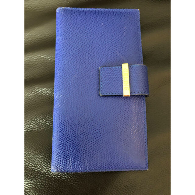 celine(セリーヌ)のセリーヌ　CELINE    長財布　　ブルー　　レザー レディースのファッション小物(財布)の商品写真