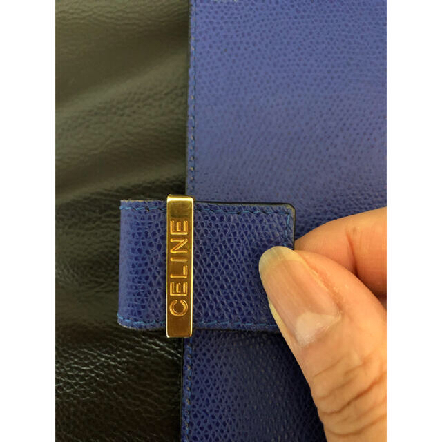 celine(セリーヌ)のセリーヌ　CELINE    長財布　　ブルー　　レザー レディースのファッション小物(財布)の商品写真