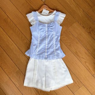 ミッシュマッシュ(MISCH MASCH)の美品　クレイサス ビスチェ　ミッシュマッシュ　ショートパンツ　3点　セット　(セット/コーデ)