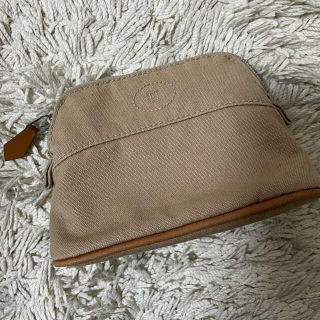 エルメス(Hermes)のHERMES✨ボリードポーチミニ✨グレージュカラー美品(ポーチ)