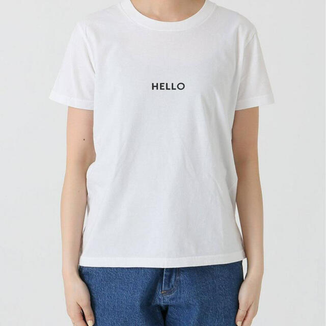 Spick & Span(スピックアンドスパン)の♡新品　アッパーハイツ　upper hights HELLO Tシャツ レディースのトップス(Tシャツ(半袖/袖なし))の商品写真