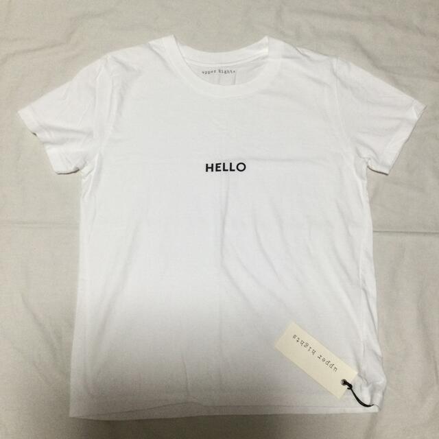 Spick & Span(スピックアンドスパン)の♡新品　アッパーハイツ　upper hights HELLO Tシャツ レディースのトップス(Tシャツ(半袖/袖なし))の商品写真