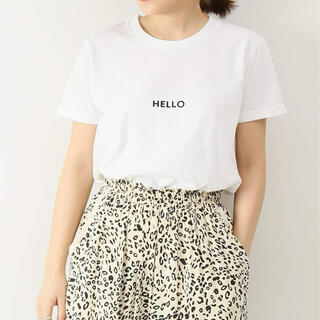 スピックアンドスパン(Spick & Span)の♡新品　アッパーハイツ　upper hights HELLO Tシャツ(Tシャツ(半袖/袖なし))