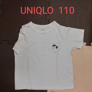 ユニクロ(UNIQLO)の★最終値下げ★UNIQLO スヌーピーTシャツ110㎝(Tシャツ/カットソー)