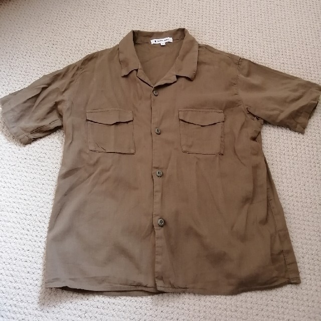 GLOBAL WORK(グローバルワーク)のGLOBAL WORK  キッズ開襟シャツ40 キッズ/ベビー/マタニティのキッズ服男の子用(90cm~)(ブラウス)の商品写真