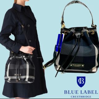 バーバリーブルーレーベル(BURBERRY BLUE LABEL)のBLUE LABEL 巾着型バッグ(ショルダーバッグ)