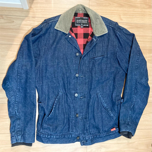 STUSSY(ステューシー)のSTUSSY デニムジャケット Ｍサイズ メンズのジャケット/アウター(Gジャン/デニムジャケット)の商品写真