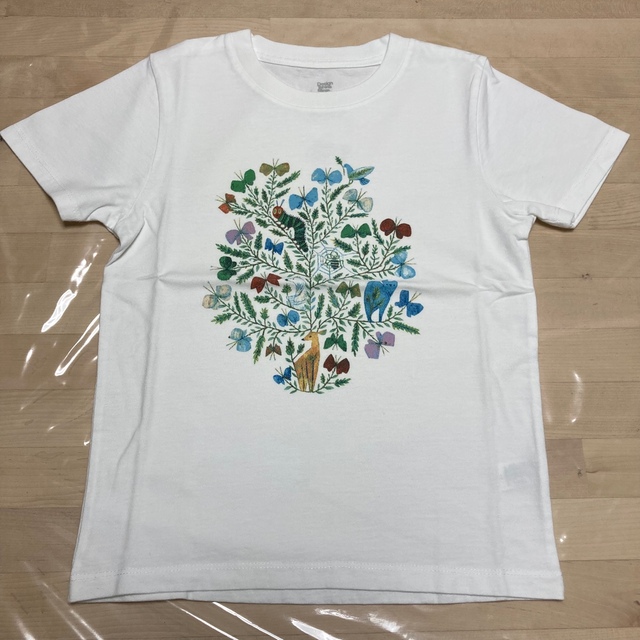 Design Tshirts Store graniph(グラニフ)のgraniph はらぺこあおむし　130 美品 キッズ/ベビー/マタニティのキッズ服男の子用(90cm~)(Tシャツ/カットソー)の商品写真