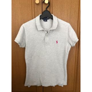 ラルフローレン(Ralph Lauren)の【RALPH LAUREN】ポロシャツMグレー　レディース(ポロシャツ)