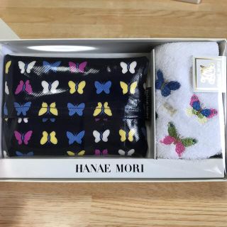 ハナエモリ(HANAE MORI)のティシュケース　ミニタオル(ハンカチ)