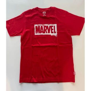 ユニクロ(UNIQLO)のTシャツ　マーベル　MARVEL コラボ　UT　メンズ　赤　Mサイズ(Tシャツ/カットソー(半袖/袖なし))