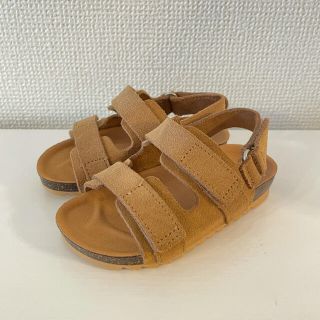 ザラキッズ(ZARA KIDS)のzarakids レザーサンダル 新品 サンダル zara(サンダル)