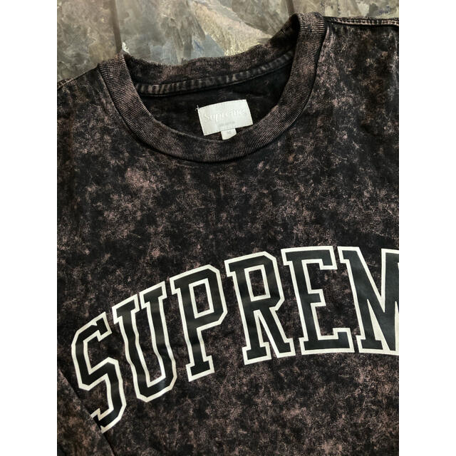 Supreme - Supreme アシッド ウォッシュ アーチロゴ ロングTシャツの