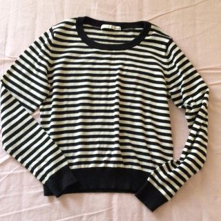 マウジー(moussy)のmoussy ボーダートップス(カットソー(長袖/七分))