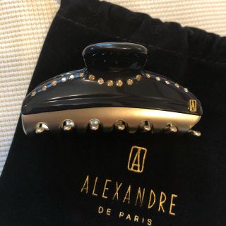 アレクサンドルドゥパリ(Alexandre de Paris)のアレクサンドル ドゥ パリ ストーン付きクリップ 新品(バレッタ/ヘアクリップ)