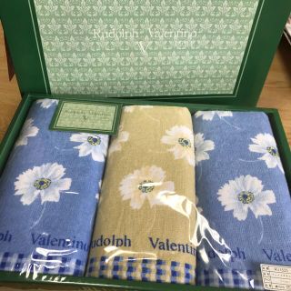 ルドルフヴァレンチノ(Rudolph Valentino)のルドルフヴァレンチノ　フェイスタオル　3枚セット(タオル/バス用品)