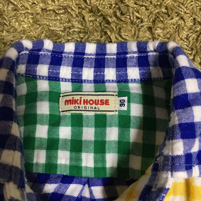 mikihouse(ミキハウス)のミキハウス　長袖シャツ　90サイズ キッズ/ベビー/マタニティのキッズ服男の子用(90cm~)(Tシャツ/カットソー)の商品写真