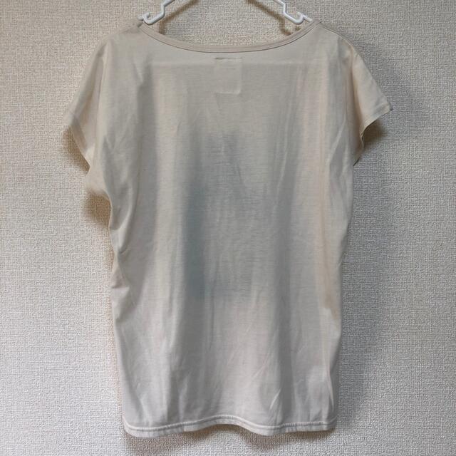 PAGEBOY(ページボーイ)のPAGEBOY 白　プリント　Tシャツ レディースのトップス(Tシャツ(半袖/袖なし))の商品写真