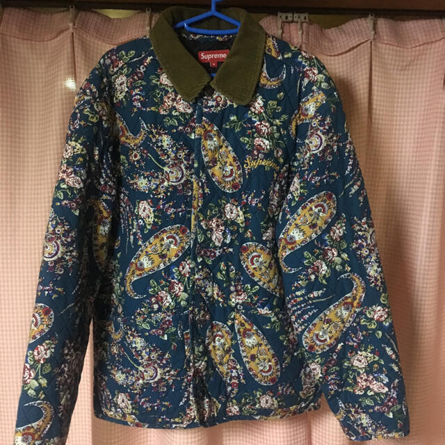 supreme quilted paisley jacket