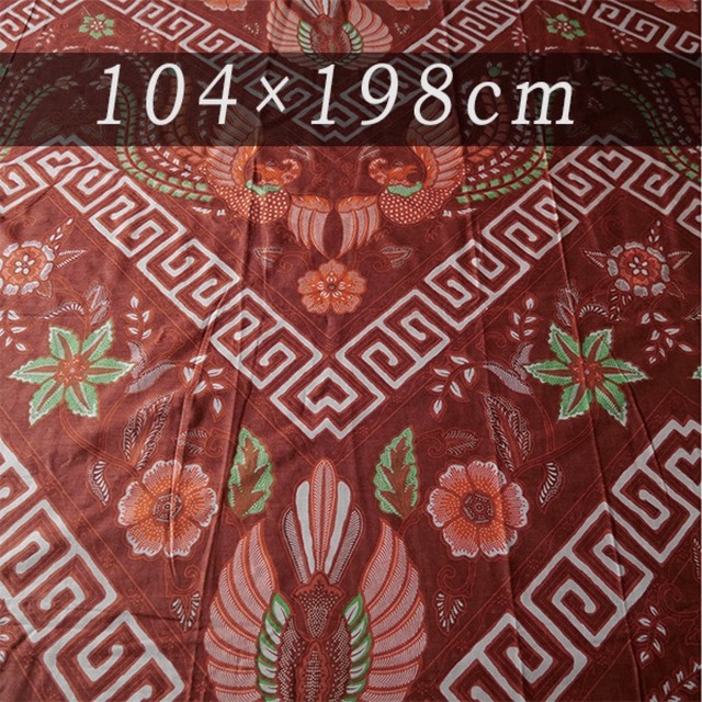 セール】インドネシア伝統工芸品バティック/ジャワ更紗 布/生地No.31の通販 by Mia chan ジャワサラサ テーブルクロス 生地