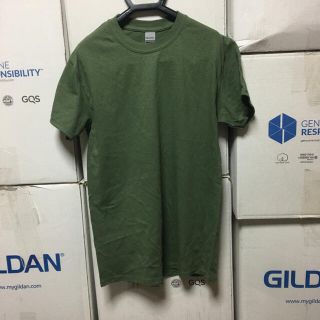 ギルタン(GILDAN)のGILDANギルダン☆半袖無地Tシャツ☆ポケット無し☆ミリタリーグリーンS(Tシャツ/カットソー(半袖/袖なし))