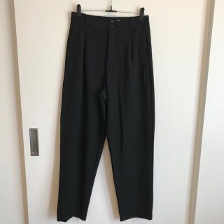 ザラ(ZARA)のZARA ハイウエストパンツ XS ブラック (クロップドパンツ)