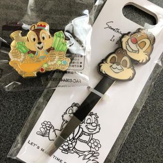 ディズニー(Disney)のディズニー　チップ＆デール ツイザー　チップピンバッジ(キャラクターグッズ)