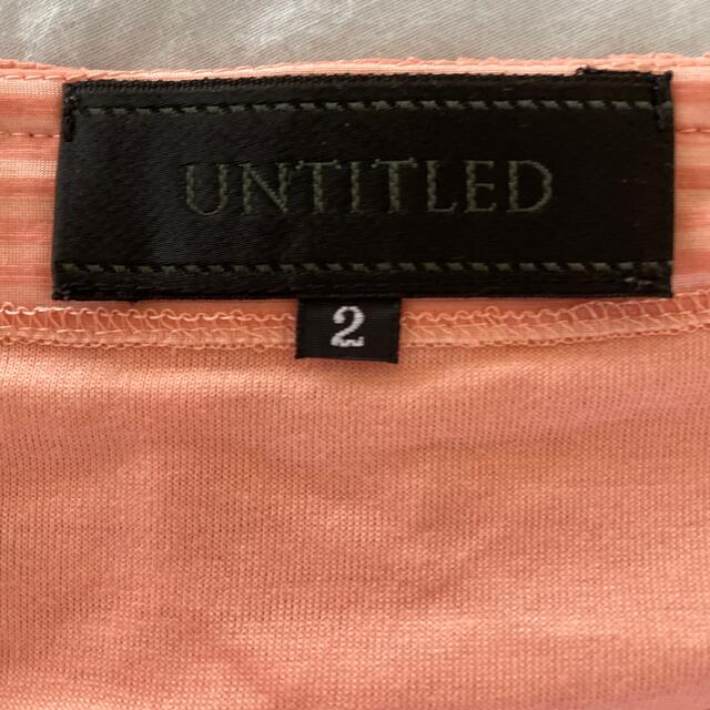 UNTITLED(アンタイトル)の美品❗️UNTITLED  シフォントップス　2  レディースのトップス(カットソー(半袖/袖なし))の商品写真