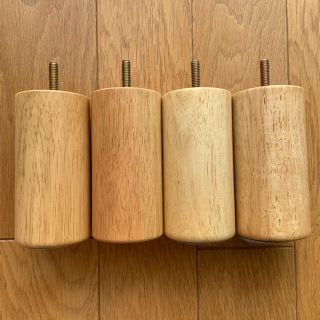 ムジルシリョウヒン(MUJI (無印良品))の中古✿無印良品✿木製脚・１２ｃｍ／４本組（旧型）(脚付きマットレスベッド)