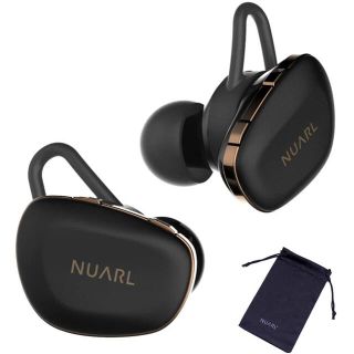 NUARL N6 Pro (マットブラック)+ 専用ポーチ付 ワイヤレスイヤホン(ヘッドフォン/イヤフォン)