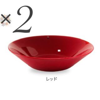 イッタラ(iittala)の【新品未使用品】イッタラ　ティーマ　レッド21cボウル2枚(食器)