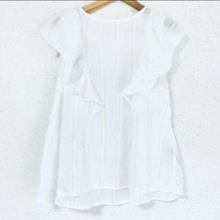 ザラ(ZARA)のフリルが可愛い(๑˃̵ᴗ˂̵)✨‼️❤️nougatine❤️タンクトップ(シャツ/ブラウス(半袖/袖なし))