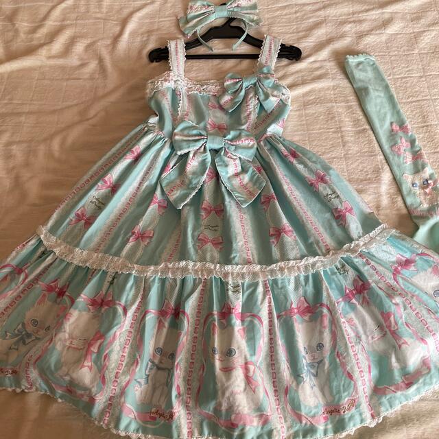 アンジェリックプリティ　angelic pretty ジャンパースカート　ミント