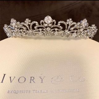 アイボリーコート(ivory court)の【ivory&co】ウェディング ティアラ(ヘッドドレス/ドレス)