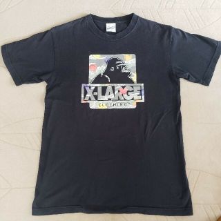 エクストララージ(XLARGE)のXLARGE エクストララージ フルーツ柄 Tシャツ ゴリラ 黒(Tシャツ/カットソー(半袖/袖なし))