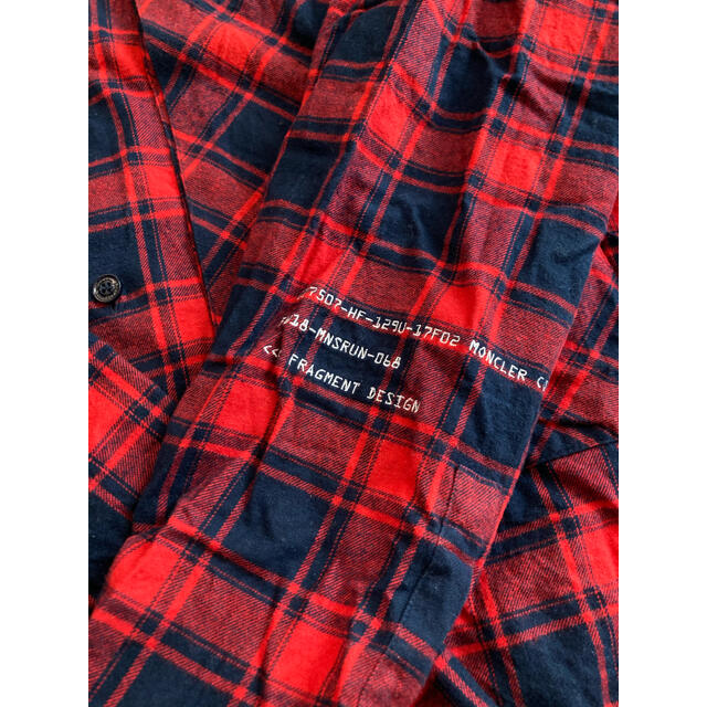 MONCLER(モンクレール)のMONCLER Fragment GENIUS チェックシャツ  ネルシャツ メンズのトップス(シャツ)の商品写真