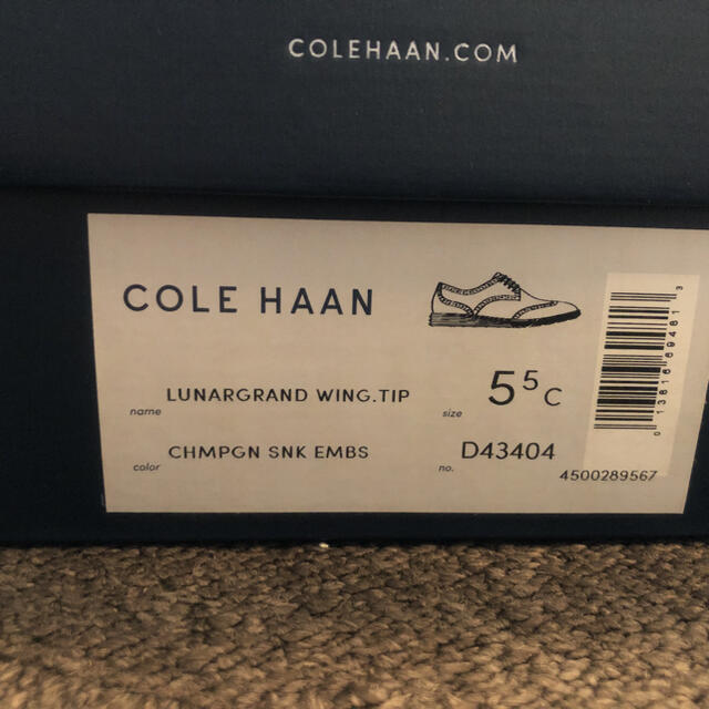 Cole Haan(コールハーン)のCOLE HAAN コールハーン ルナグラウンド ウイングチップ 5.5 レディースの靴/シューズ(スニーカー)の商品写真