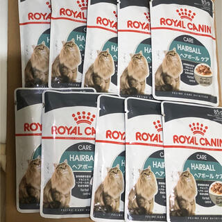 ロイヤルカナン(ROYAL CANIN)のロイヤルカナン 成猫用ウェットフード11袋 ヘアボールケア グレービー 毛玉ケア(ペットフード)