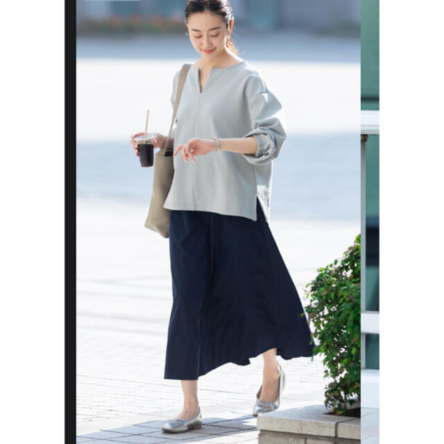 2021 Spring  ケユカ　シワになりにくいギャザースカート レディースのスカート(ロングスカート)の商品写真