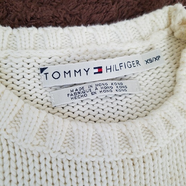 TOMMY HILFIGER(トミーヒルフィガー)のTOMMY HILFIGER コットンセーター XS レディースのトップス(ニット/セーター)の商品写真