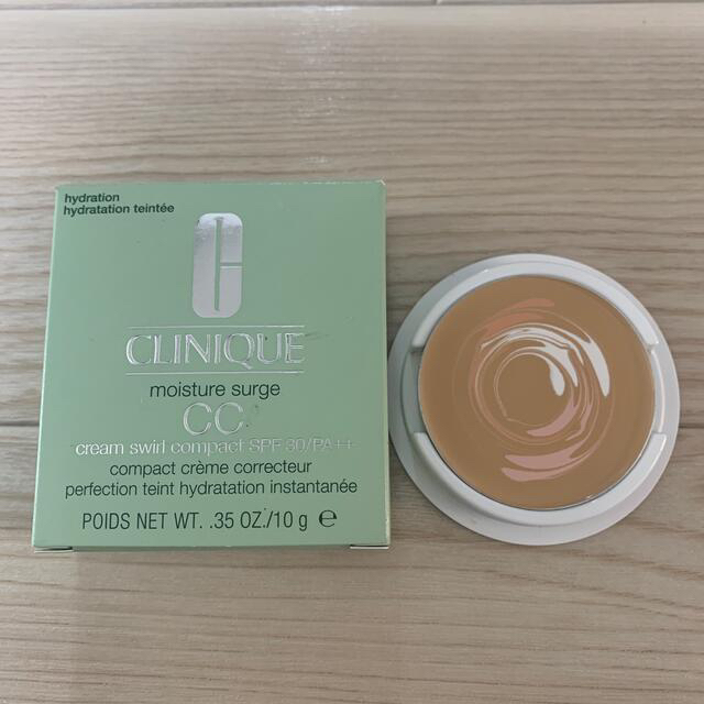 CLINIQUE(クリニーク)のさや38様専用　モイスチャーサージccクリームコンパクト01ナチュラルフェア コスメ/美容のベースメイク/化粧品(CCクリーム)の商品写真