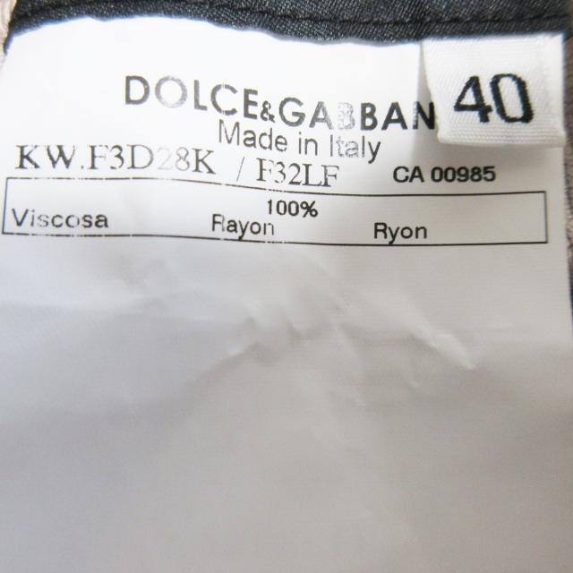DOLCE&GABBANA(ドルチェアンドガッバーナ)のドルチェアンドガッバーナ ワンピース 40 M レディースのワンピース(その他)の商品写真