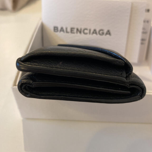 Balenciaga 三つ折り 財布 カードケースの通販 by Aoi's shop♡｜バレンシアガならラクマ - バレンシアガ ペーパーミニウォレット 黒 正規品新品