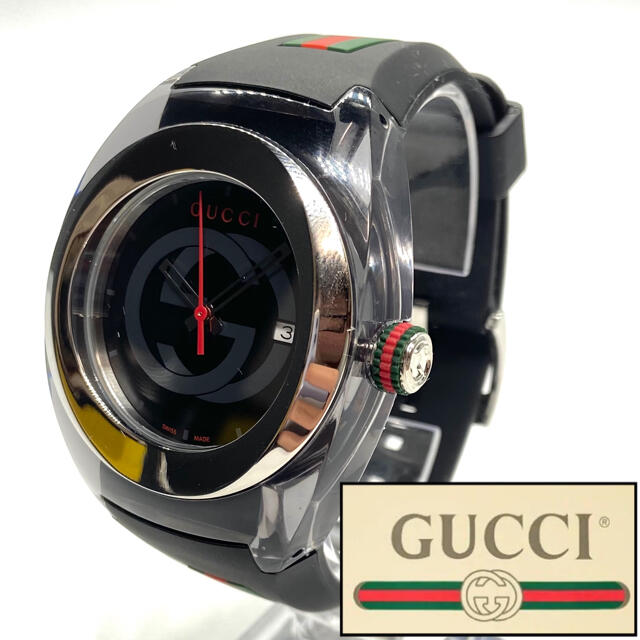 Gucci(グッチ)の【定価54000円!】希少 グッチ Gucci Sync XXL メンズ 腕時計 メンズの時計(腕時計(アナログ))の商品写真