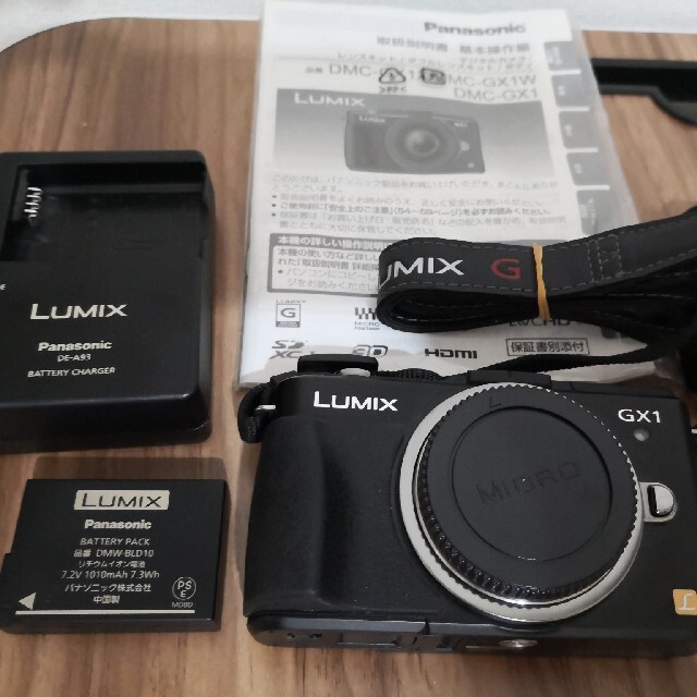 パナソニック LUMIX DMC-GX1 ボディ スマホ/家電/カメラのカメラ(ミラーレス一眼)の商品写真