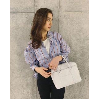 イザベルマラン(Isabel Marant)の新木優子着 ISABEL MARANT ストライプ ブラウス シャツ(シャツ/ブラウス(長袖/七分))