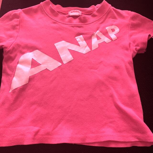 ANAP Kids(アナップキッズ)の半袖Tシャツ キッズ/ベビー/マタニティのキッズ服女の子用(90cm~)(Tシャツ/カットソー)の商品写真