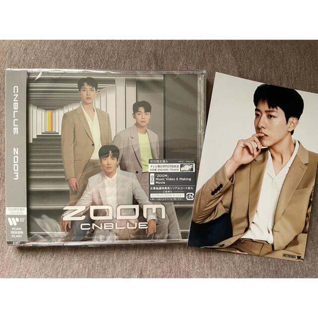 CNBLUE(シーエヌブルー)のCNBLUE ［zoom］限定版A ジョンシン生写真付 エンタメ/ホビーのCD(K-POP/アジア)の商品写真