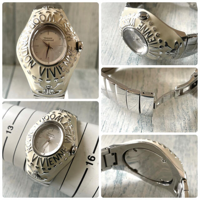 Vivienne Westwood(ヴィヴィアンウエストウッド)の【希少】ヴィヴィアン  腕時計 カレッジリング ホワイト メンズ メンズの時計(腕時計(アナログ))の商品写真